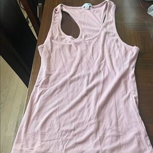 Fashion Nova Pink Ribbed Tank Top